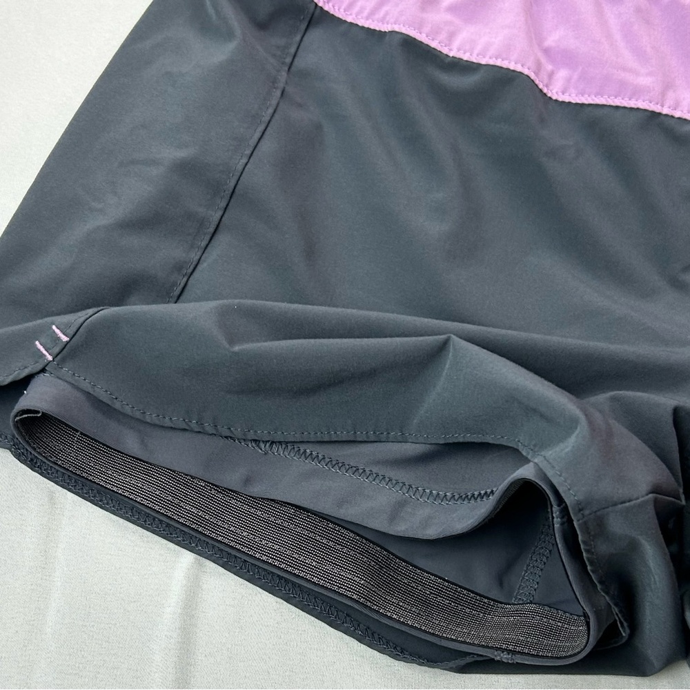 TITLE NINE Women’s Lined Exercise Run Shorts Black / Purple Size M - Picture 3 of 7